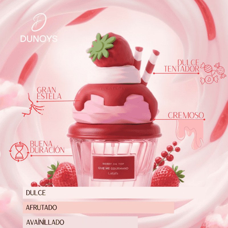 Lattafa Berry On Top Give Me Gourmand