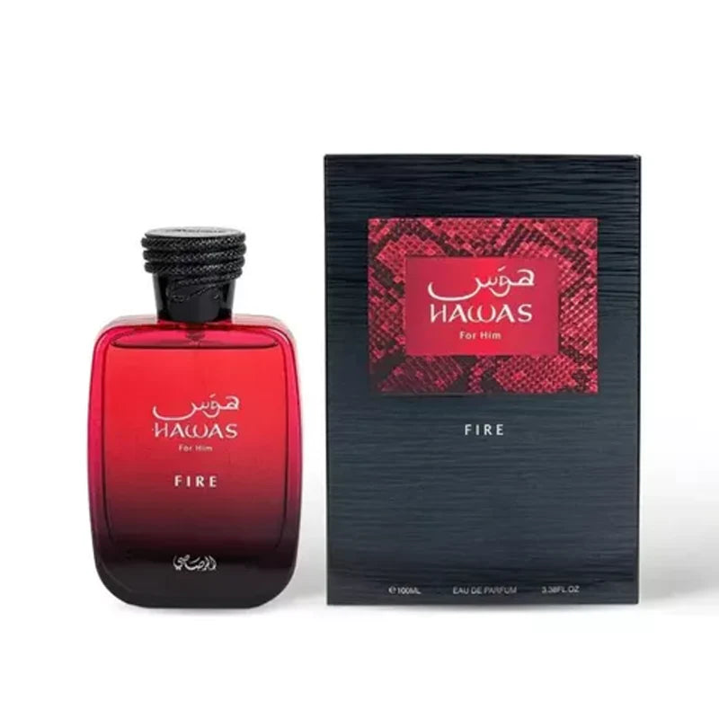 RASASI HAWAS FIRE 100ML MASCULINO - Dunoys